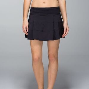 Lululemon Athletica Pace Rival Skirt Size 8 Black